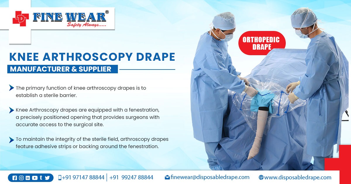 Knee Arthroscopy Drape | Orthopedic Drape in South Africa