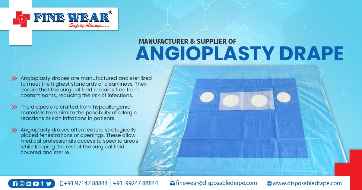 Angioplasty Drapes | Cardiac Drapes in Panaji