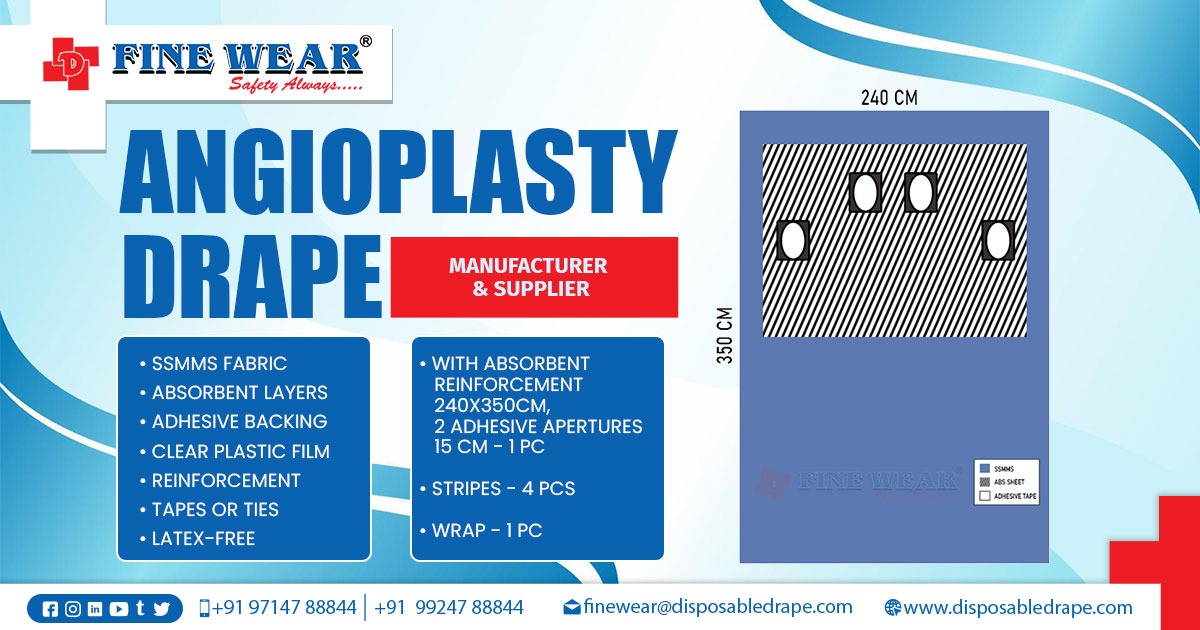 Angioplasty Drapes | Cardiac Drapes in Kazakhstan