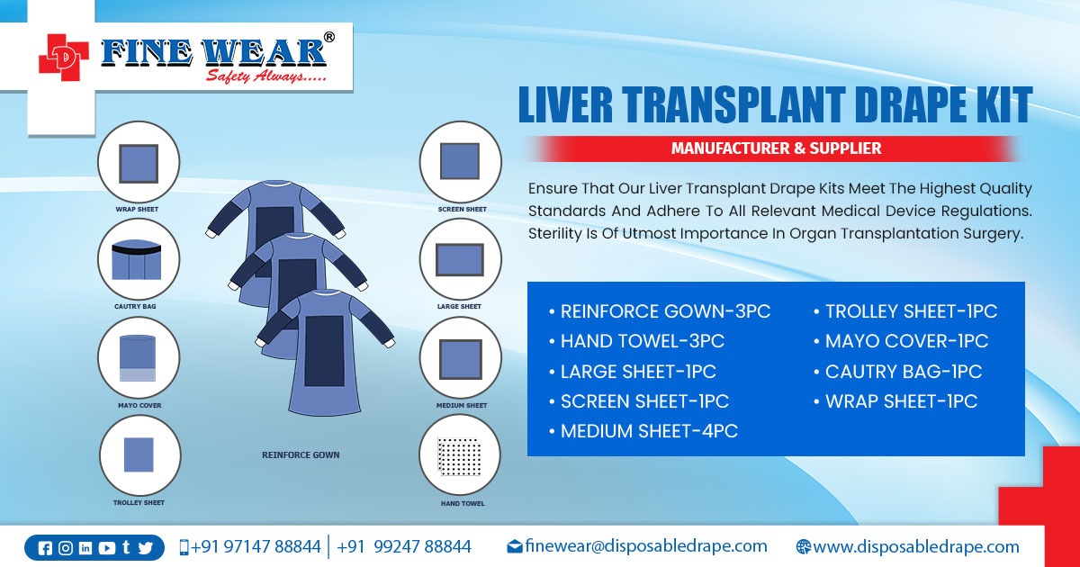 Liver Transplant Drape Kit in Nainital