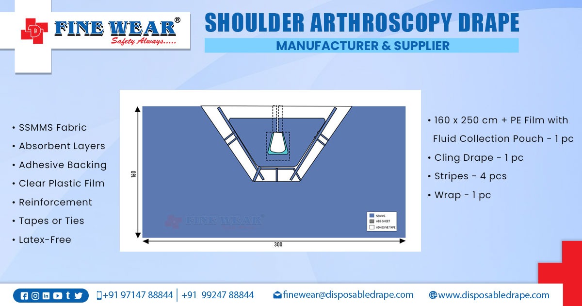 Shoulder Arthroscopy Drape | Orthopedic Drape in Doha