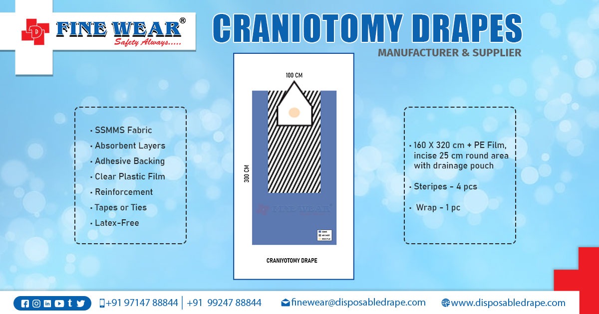 Craniotomy Drapes | Neurology Drapes in Seeb