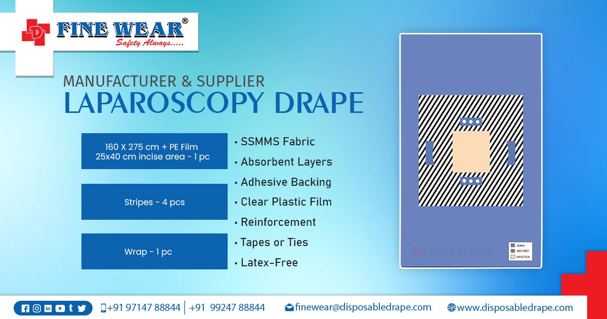 Laparoscopy Drapes | General Surgery Drapes in Rustaq