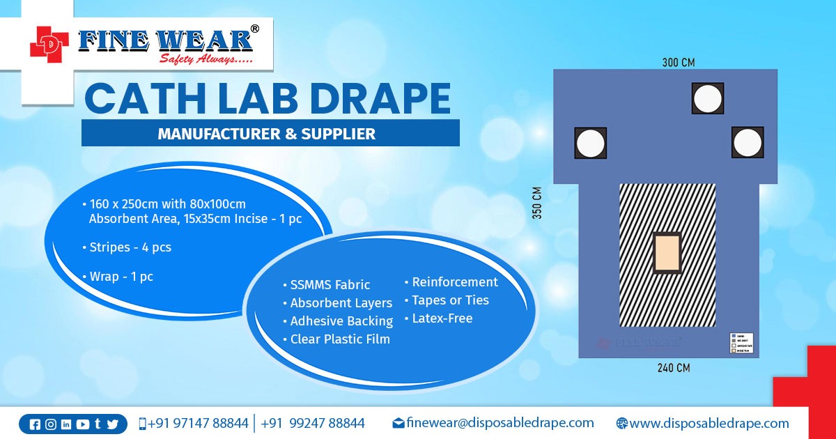 Cath Lab Drape | Cardiac Drapes in Makkah