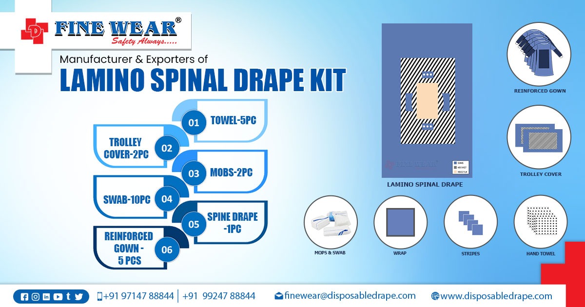 Lamino Spinal Drape Kit in Mohali