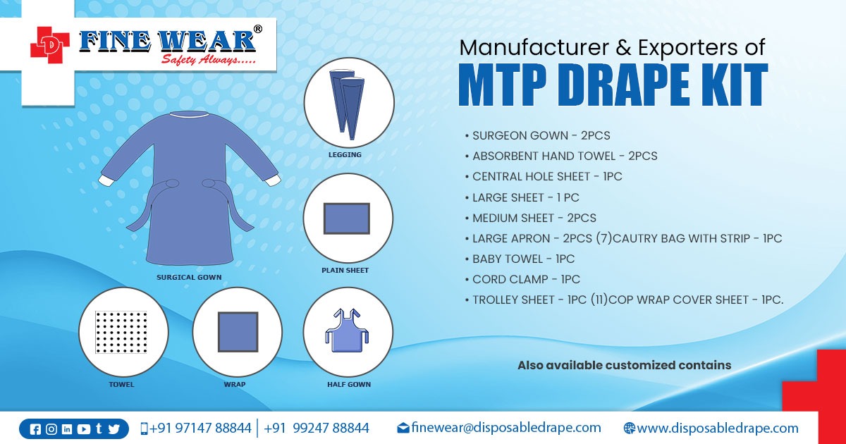 Supplier of MTP Drape Kit in kashipur