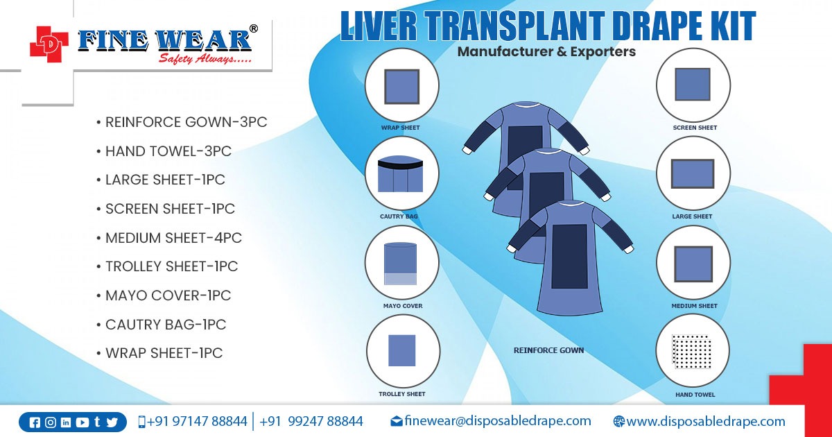 Liver Transplant Drape Kit in Hisar