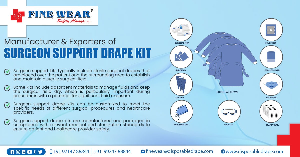 Surgeon Support Drape Kit in Adana