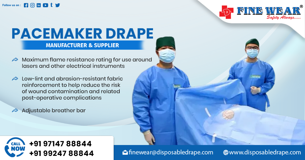Pace Maker Drape | Cardiac Drape in Solapur