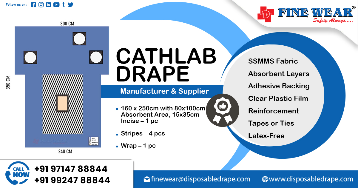 Supplier of Cath Lab Drape in Sikkim