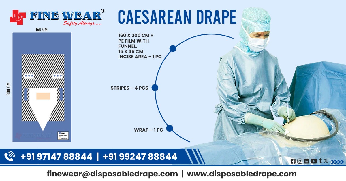 Supplier of Caesarean Drape in Bhopal
