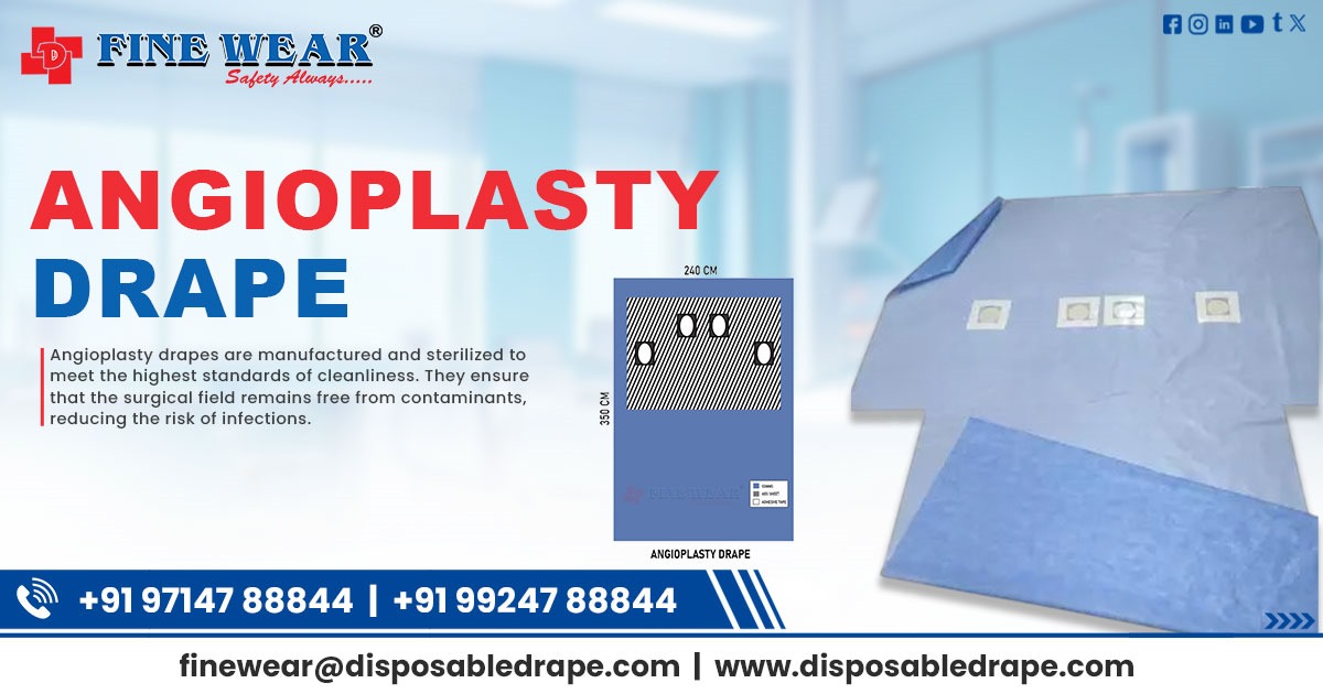 Supplier of Angioplasty Drape in Raipur