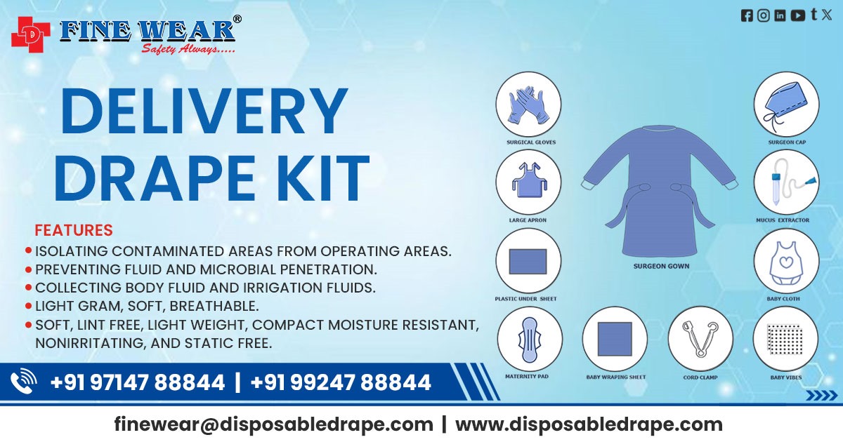 Supplier of Delivery Drape Kit in Meerut
