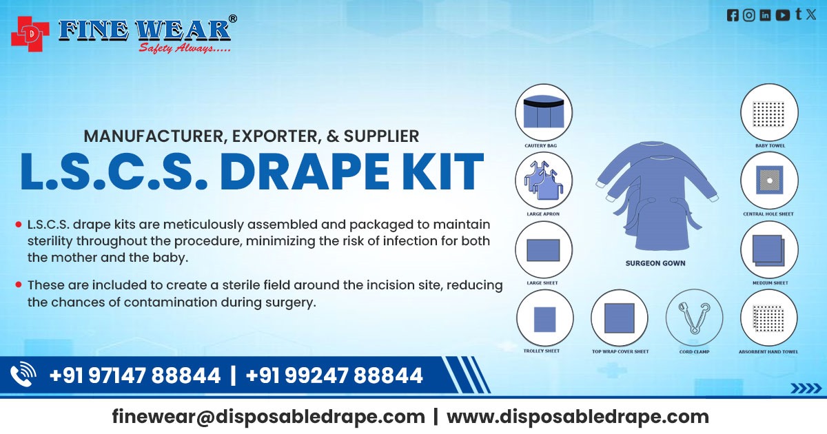 Supplier of L.S.C.S. Drape Kit in Moradabad