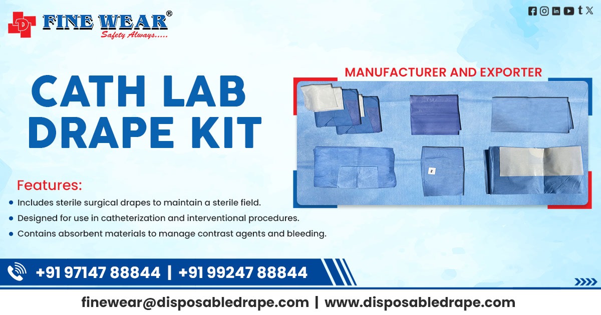 Supplier of Cath Lab Drape Kit in Bihar