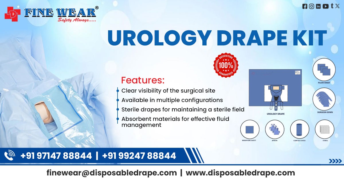 Supplier of Urology Drape Kit in Muzaffarpur