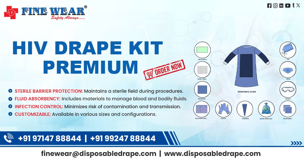 Supplier of HIV Drape Kit Premium in Darbhanga