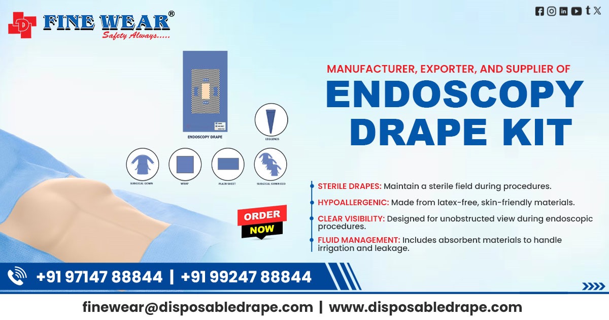 Supplier of Endoscopy Drape Kits in Bhagalpur