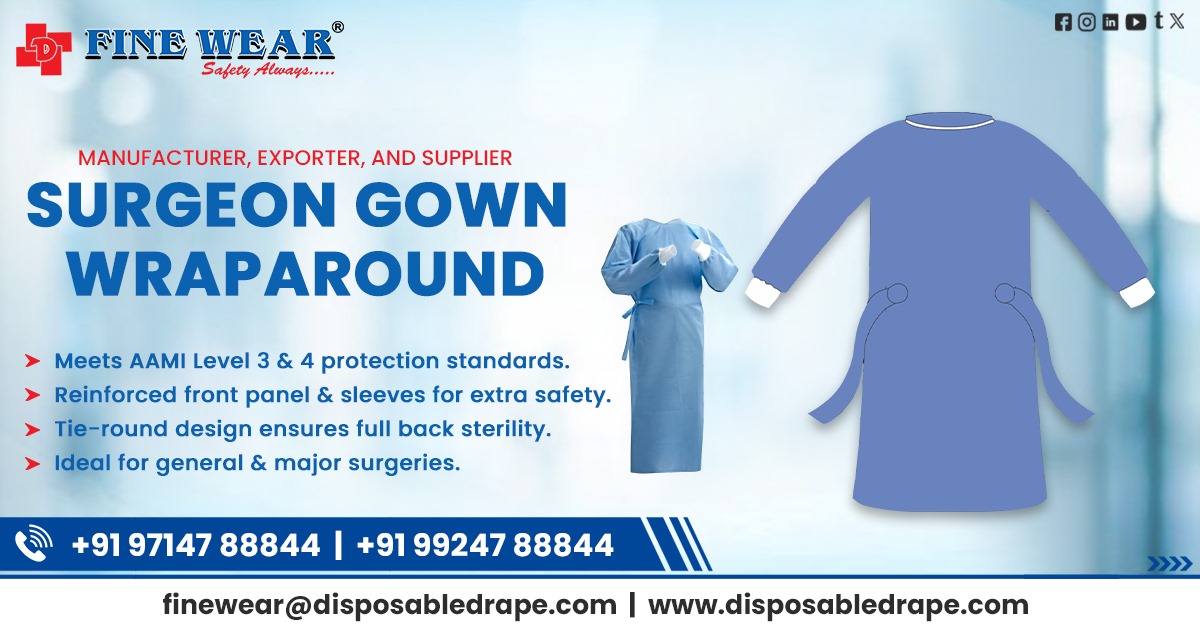 Surgeon Gown Wraparound in Delhi