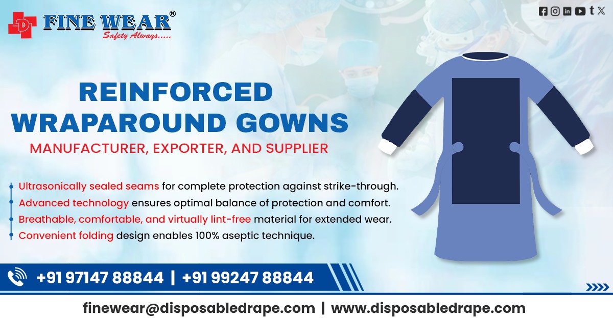 Reinforced Wraparound Gowns in Cairo
