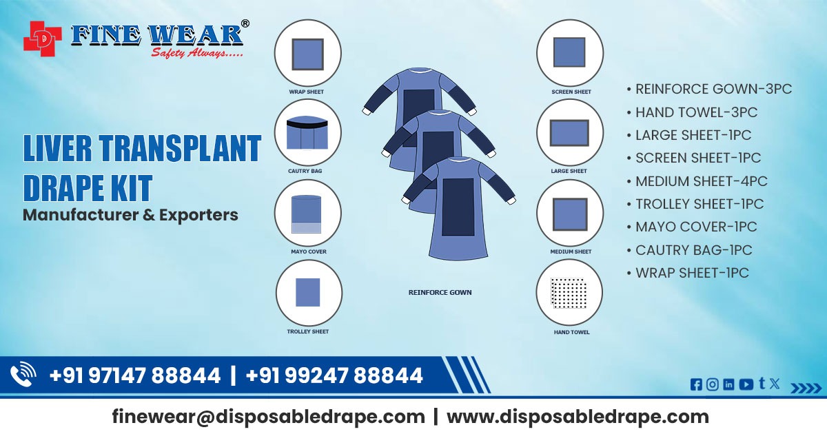Liver Transplant Drape Kit in Cape Town