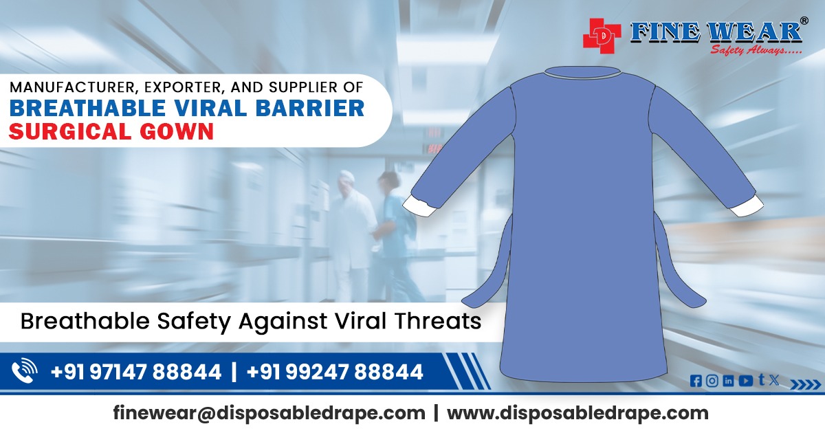Breathable Viral Barrier Surgical Gown in Indonesia