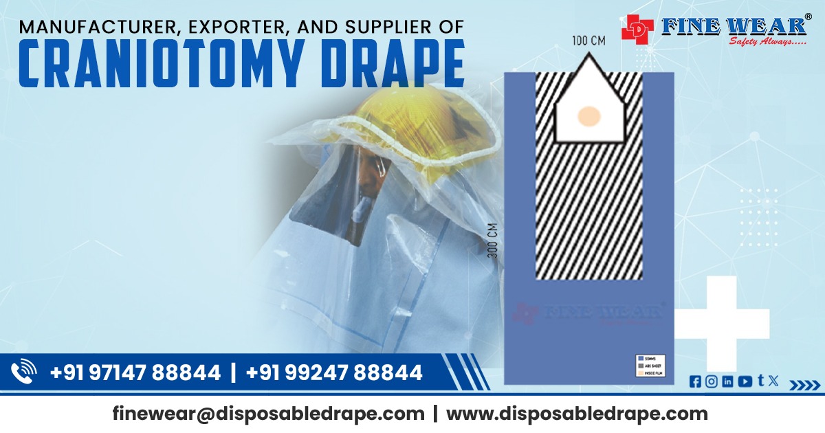 Premium Craniotomy Drape in Varanasi