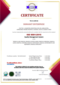 DHWANIT ENTERPRISE QMS