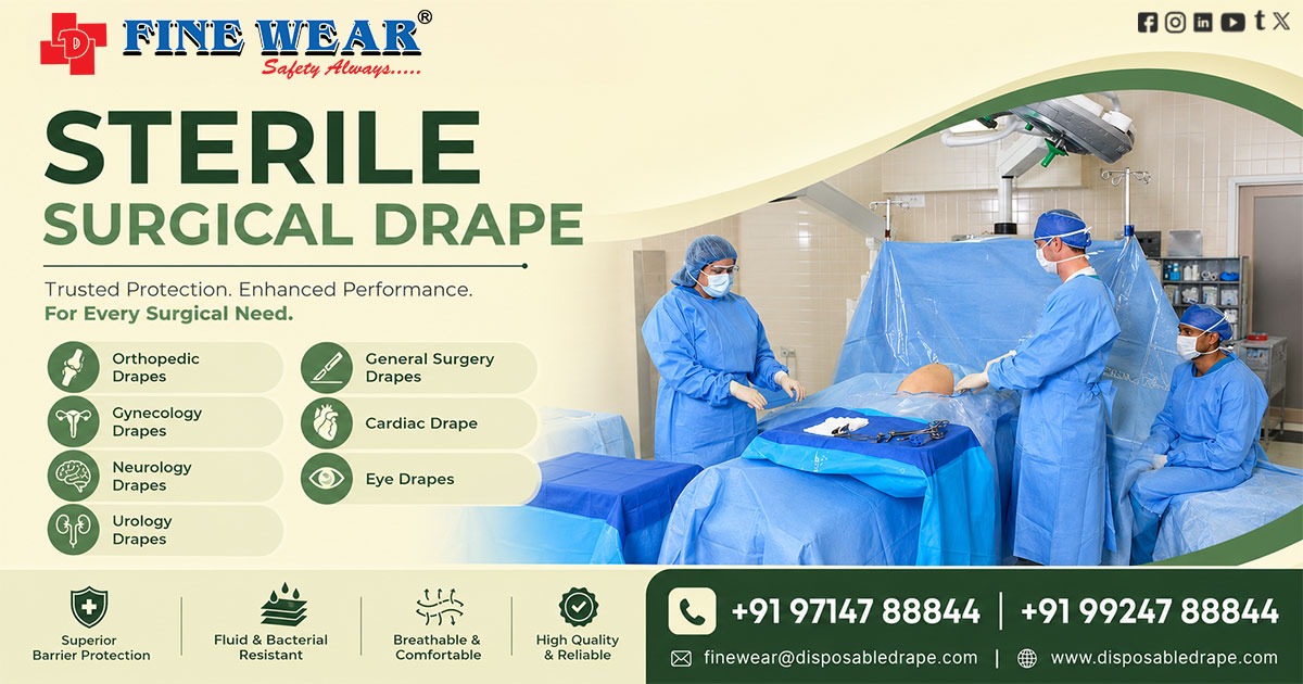 Sterile Surgical Drape in Telangana | High-Quality Surgical Protection Solution
