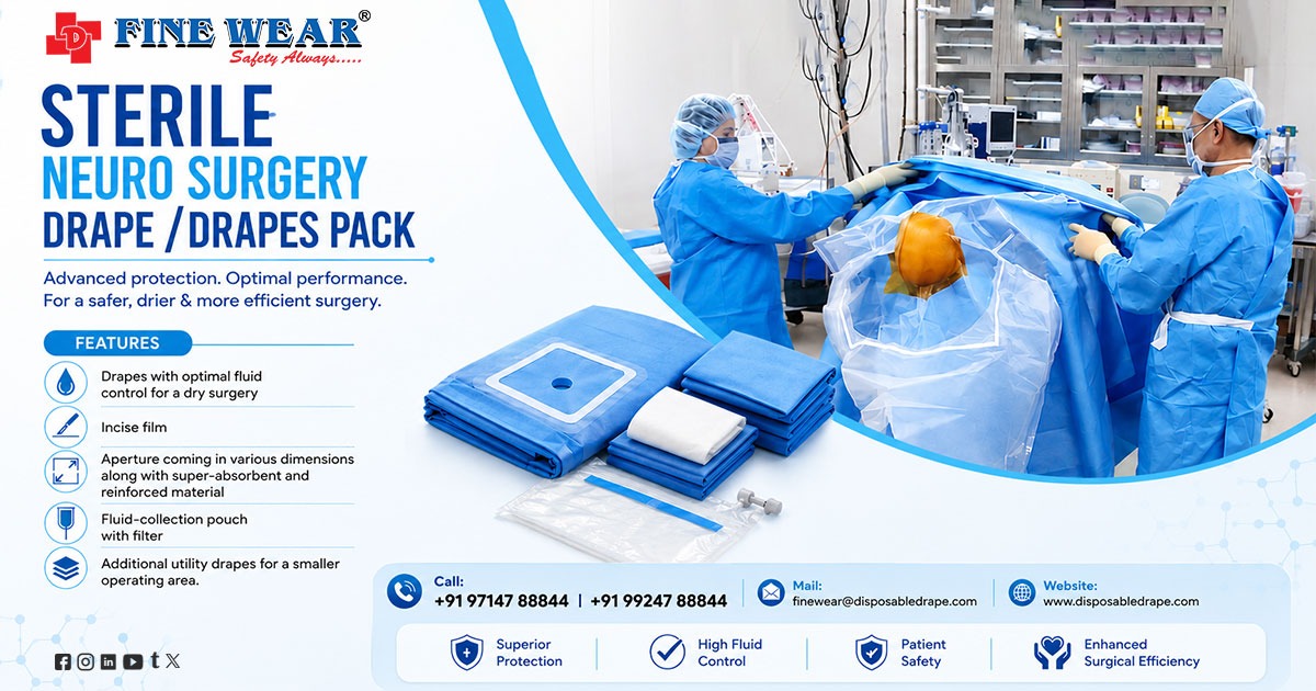 Sterile Neuro Surgery Drape in Tamil Nadu