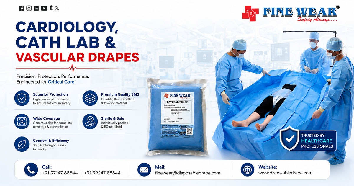 Cardiology Drapes Supplier in Gujarat