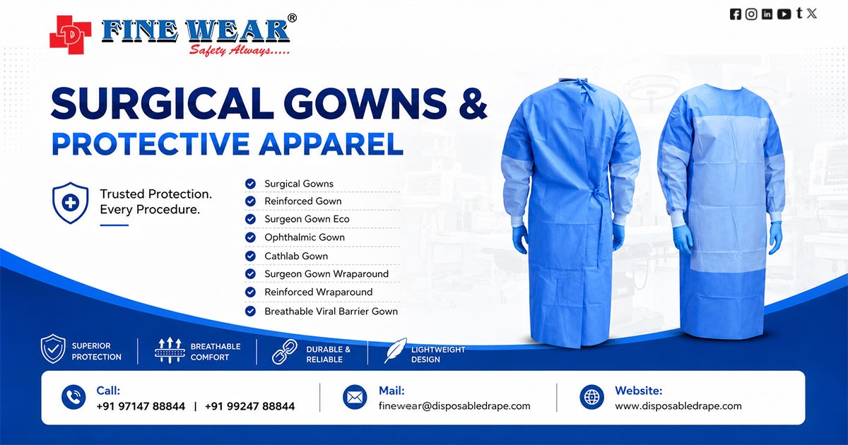 Surgical Gowns and Protective Apparel in Gujarat
