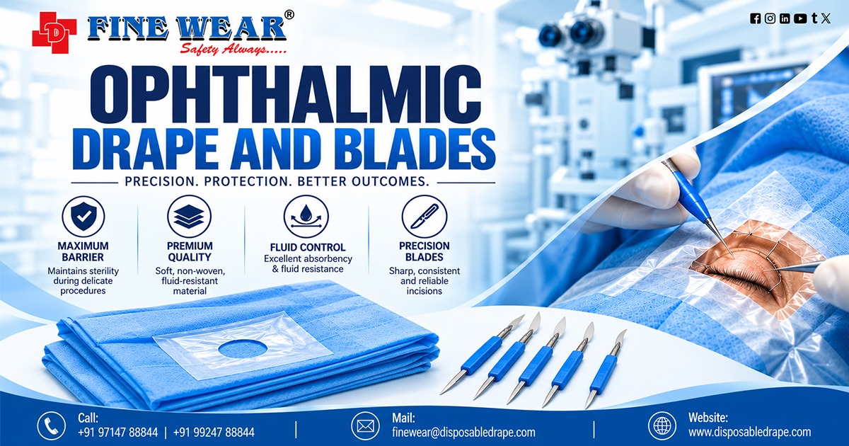 Ophthalmic Drape and Blades in Bihar
